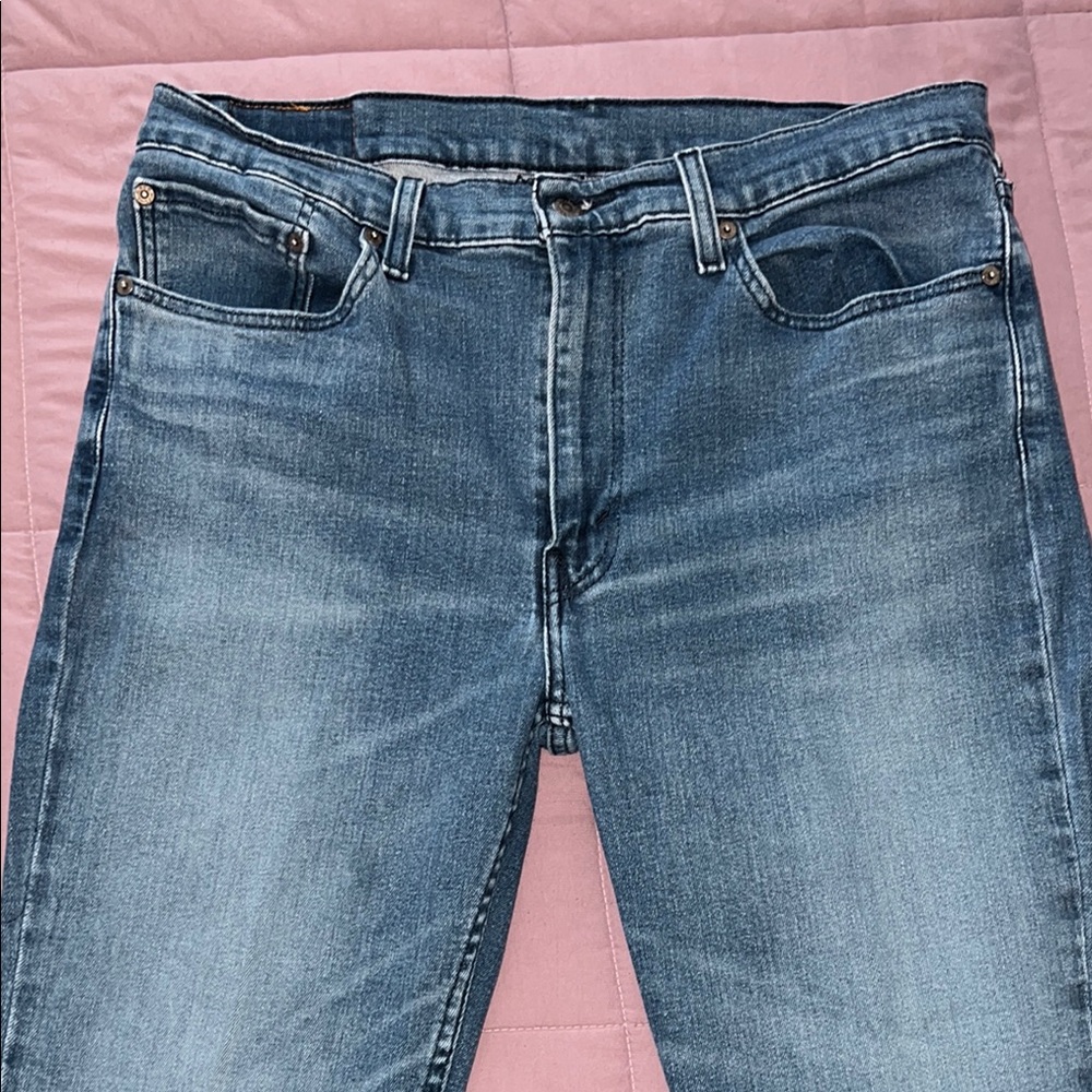 Levi's Men's Straight Fit Blue Jeans